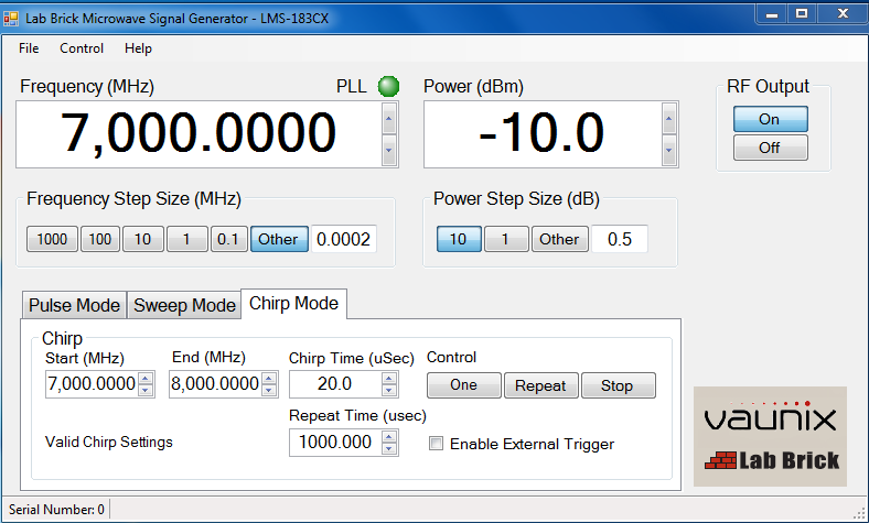 LMS-802CX GUI