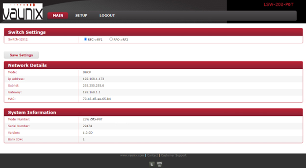 LSW-203PDT API Screen Shot