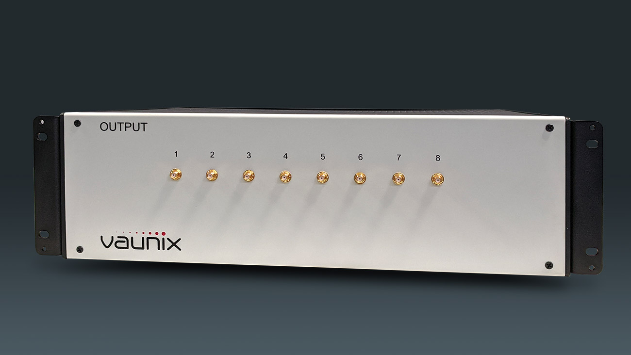 8 x 8 Matrix Attenuator Offers 90 dB of Signal Attenuation and an Ultra-fine 0.1 dB Step Size up to 6 GHz.