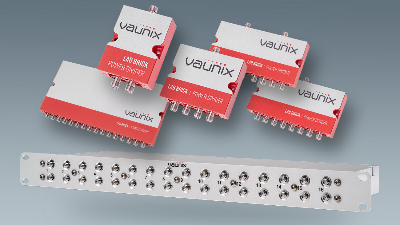 Vaunix New Lab Brick RF Power Dividers/Combiners